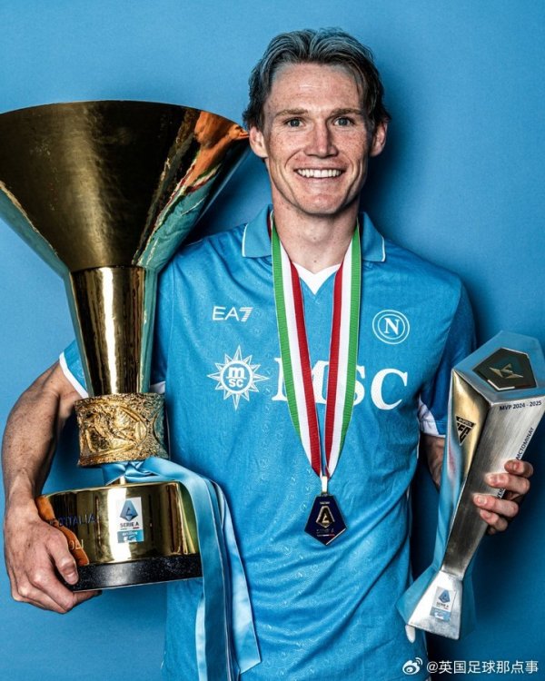 ESPN：麦克托米奈自离开曼联加盟那不勒斯以来↓