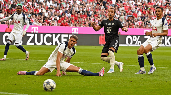 热身赛-凯恩破门+失点+失单刀 科曼立功拜仁4-0擒热刺