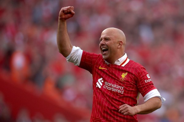 进球率98%!斯洛特上任以来,利物浦共踢40场英超39场有进球