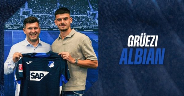 霍芬海姆官方:卢加诺后卫哈伊达里加盟,据悉转会费500万欧元