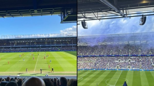 🧐有何不同，埃弗顿官方晒新旧球场视线对比