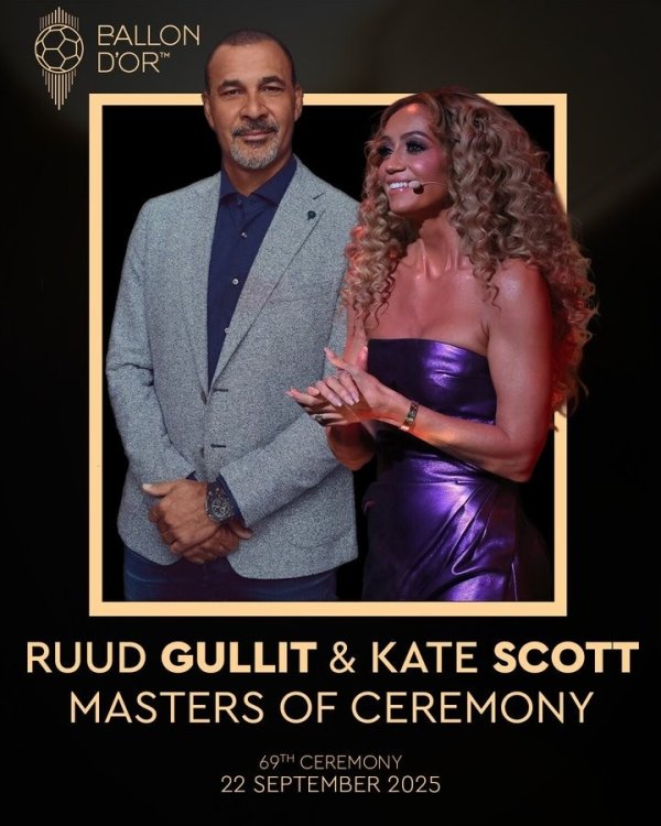 官方：古利特和凯特-斯科特将担任2025年金球奖授奖庆典主合手东说念主