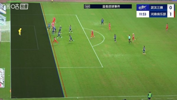 首开纪录！阿奇姆彭头球悉力于破门，VAR阐述灵验，河南1-0三镇