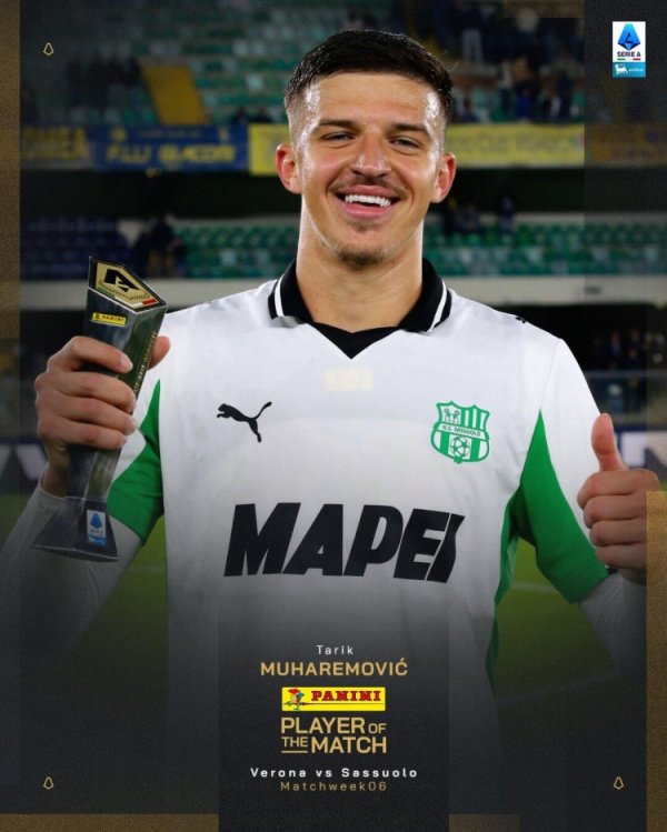 斯基拉：国米存眷萨索洛中卫穆哈雷莫维奇，尤文有其50%转会分红