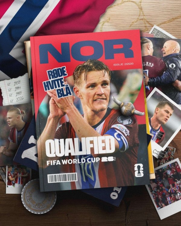 挪威时隔27年再进全国杯，哈兰德、厄德高迎生活初度国度队大赛