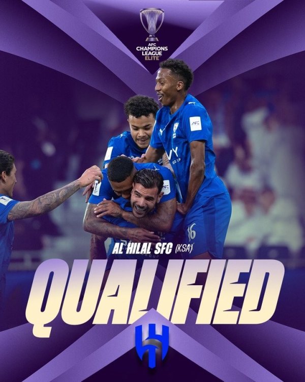 5战全胜！利雅得月牙提前锁定亚冠精英联赛16强限额