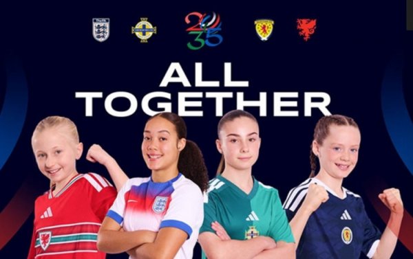 英足总：英国四个成员足协将衔尾申办2035年女足世界杯
