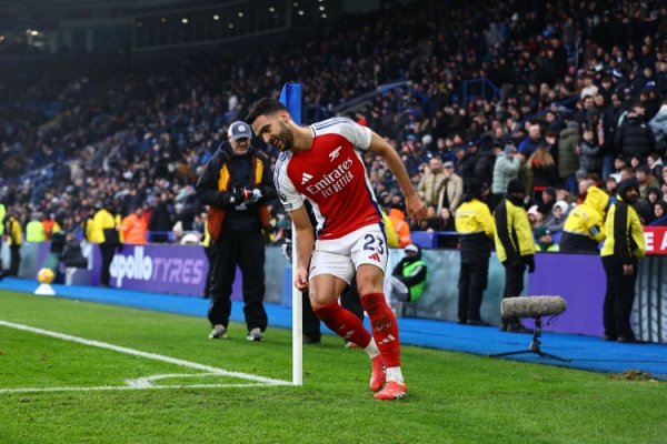 2025年梅里诺为阿森纳打进9粒英超进球，比队内任何球员齐更多